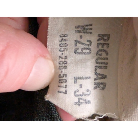 Mens Vintage US Army Class A Green Uniform Suit Coat 37 R Trousers 29x34 - Picture 12 of 14